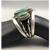 Image 7 : Vintage Three Stone Bracelet with Nice Turquoise