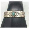 Image 1 : Old Turquoise Bracelet with Whirling Logs