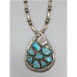 Vintage Eight Stone Turquoise Necklace