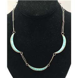 Vintage Zuni Inlay Necklace