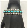 Image 1 : Vintage 10 Stone Turquoise Bracelet