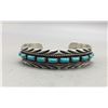 Image 2 : Vintage 10 Stone Turquoise Bracelet