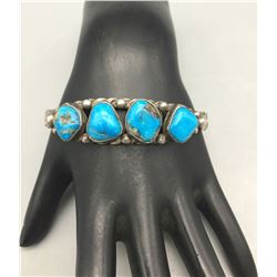 Four Stone Twisted Wire Bracelet