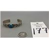 Image 8 : Turquoise and Sterling Silver Bracelet