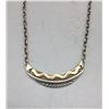 Image 1 : Gold and Sterling Silver Necklace
