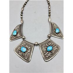 Unique Looking Turquoise Necklace *SOLD*