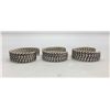 Image 5 : 3, Five-Row Twisted Wire Bracelets