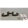 Image 7 : 3, Five-Row Twisted Wire Bracelets