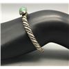 Image 6 : Vintage Turquoise and Sterling Silver Twisted Wire Bracelet
