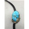 Image 1 : Turquoise and Sterling Silver Bolo