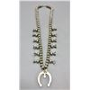 Image 5 : Sterling Silver Squash Blossom Necklace