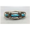 Image 1 : Vintage Three Stone Turquoise Bracelet