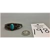 Image 8 : Vintage Turquoise and Sterling Silver Bracelet