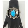 Image 7 : Vintage Turquoise and Sterling Silver Bracelet