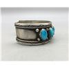 Image 3 : Vintage Eight Stone Turquoise Bracelet