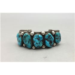 Vintage Five Stone Turquoise Bracelet