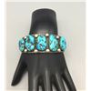 Image 2 : Vintage Five Stone Turquoise Bracelet