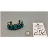 Image 8 : Vintage Five Stone Turquoise Bracelet