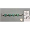 Image 6 : Four Stone Turquoise Link Bracelet