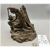 Image 8 : Vintage Native American Statue - Bookend