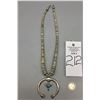 Image 10 : Shell Necklace with Sterling Silver Naja Pendant