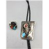 Image 3 : Vintage Bolo Tie and Ring