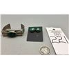 Image 11 : Unique Malachite Bracelet and Earrings