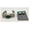 Image 2 : Unique Malachite Bracelet and Earrings