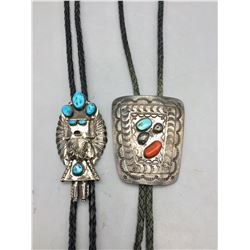 Two Vintage Bolo Ties