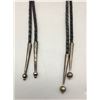 Image 4 : Two Vintage Zuni Inlay Bolo Ties