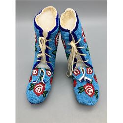 Fully Beaded Baby Moccasins