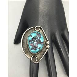 Large Vintage Turquoise Ring