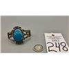 Image 8 : Vintage Turquoise and Sterling Silver Bracelet