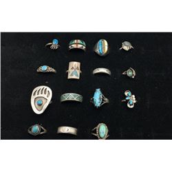 Group of 15 Vintage Rings