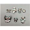 Image 1 : Group of 7 Vintage Zuni Inlay Pins and Pendants