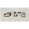 Image 4 : Group of 7 Vintage Zuni Inlay Pins and Pendants