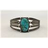 Image 1 : Vintage Turquoise and Sterling Silver Bracelet