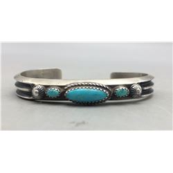3 Stone Turquoise Bracelet
