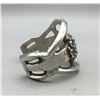Image 2 : Turquoise and Coral Sandcast Bracelet