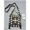 Image 11 : Vintage Bandolier Bag with Silver Coin Buttons