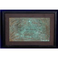 Copper Plaque by Joseph Illig, Seattle,