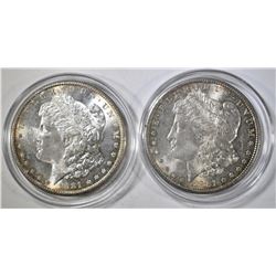 2-1981-S MORGAN DOLLARS, CH BU