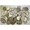 Image 1 : 100-CIRC MIXED DATE CIRC 90% SILVER DIMES