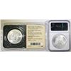 Image 2 : 2008 NGC GEM UNC & 2009 BU AMERICAN SILVER EAGLES