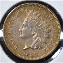 1859 INDIAN CENT  AU