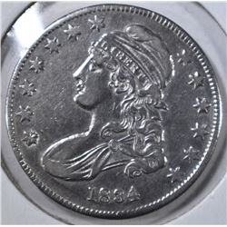 1834 BUST HALF DOLLAR  AU