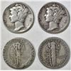 Image 2 : 124 MIXED DATE MERCURY DIMES