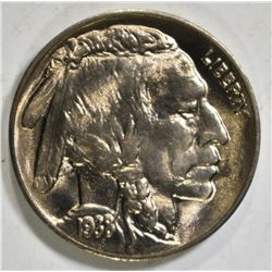 1938-D BUFFALO NICKEL   GEM BU