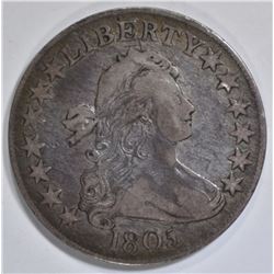 1805 BUST HALF DOLLAR  VF