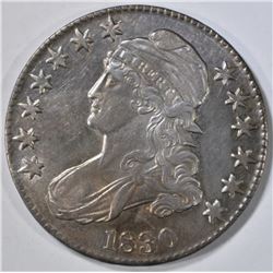 1830 BUST HALF DOLLAR  CH AU
